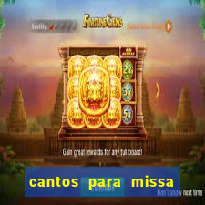 cantos para missa de santa terezinha